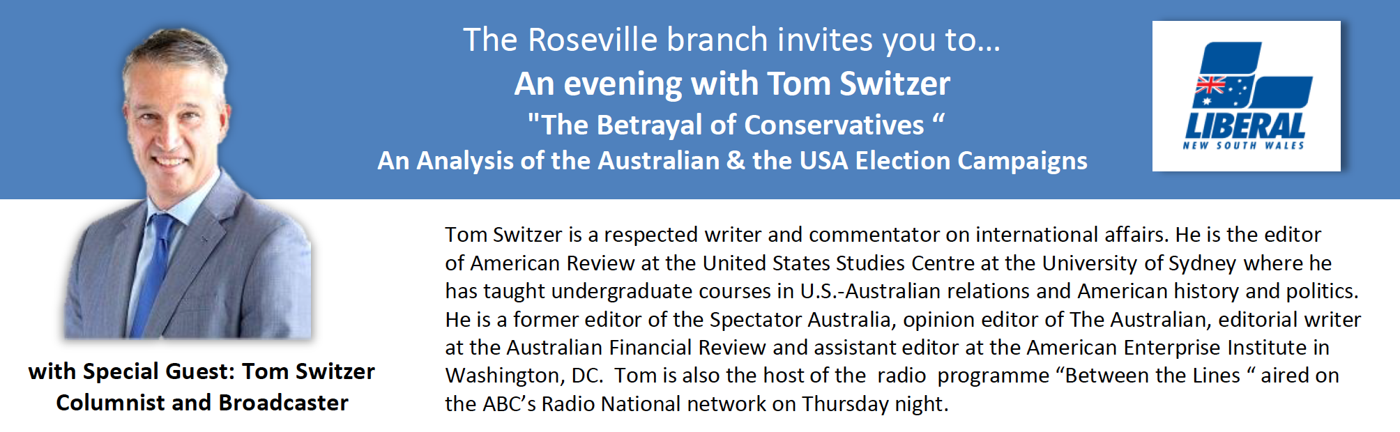aneveningwithtomswitzerrosevillebranch201622ndjune